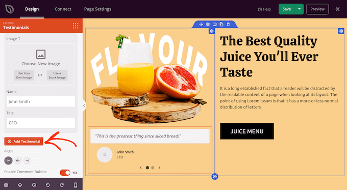 在頁面布局中添加更多推薦