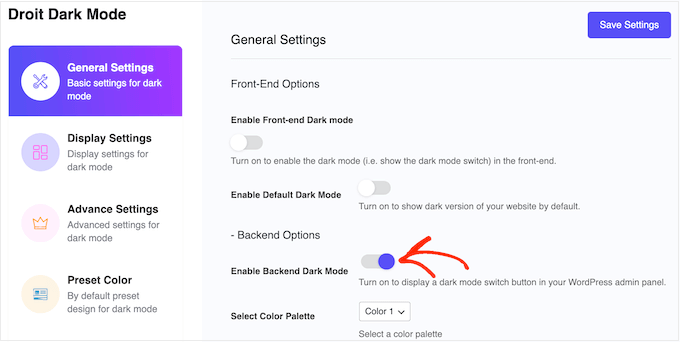 將黑暗主題添加到WordPress管理區域