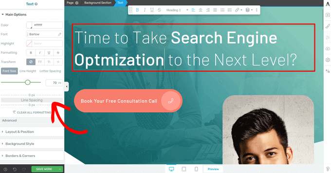 在 Thrive Architect 中自定義頁面元素