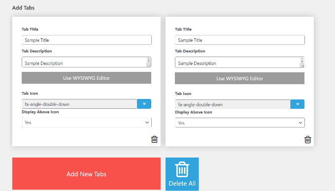 編輯標(biāo)簽頁設(shè)置并添加詳細(xì)信息