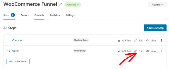 編輯訂單凸起頁面