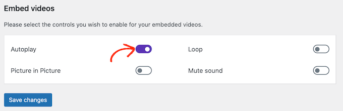 為 WordPress 特色縮略圖啟用自動播放