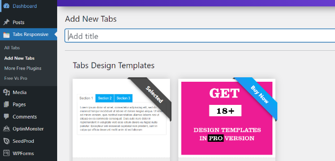 輸入標(biāo)簽頁的名稱