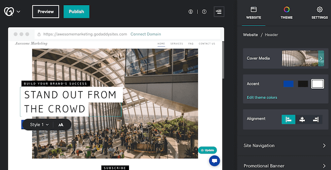 GoDaddy網(wǎng)站建設(shè)者