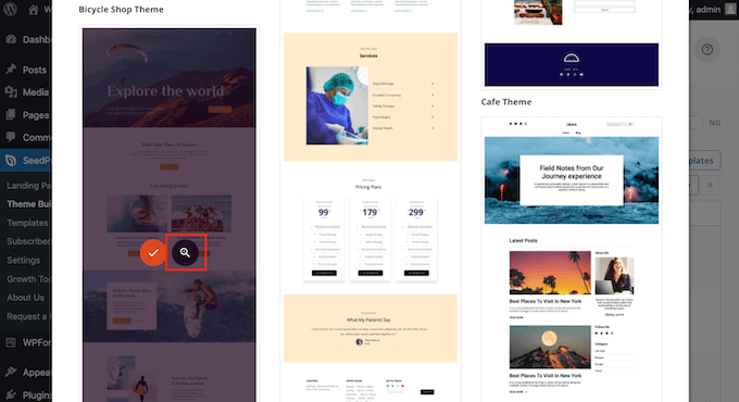 SeedProd 模板庫(kù)