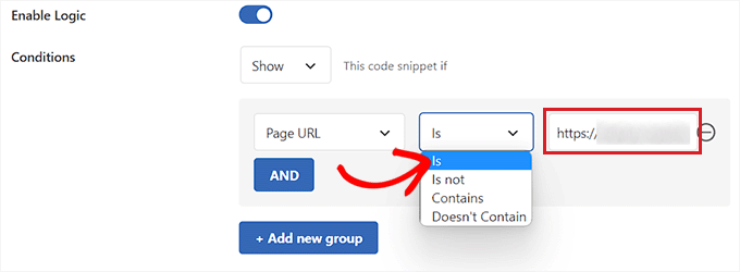 添加特定的帖子網址