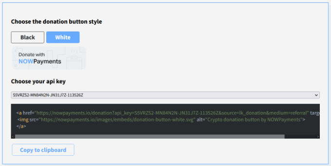 選擇捐贈按鈕樣式