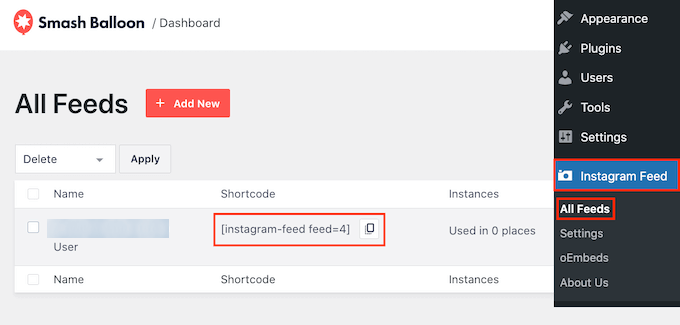 復(fù)制 Instagram 提要簡碼