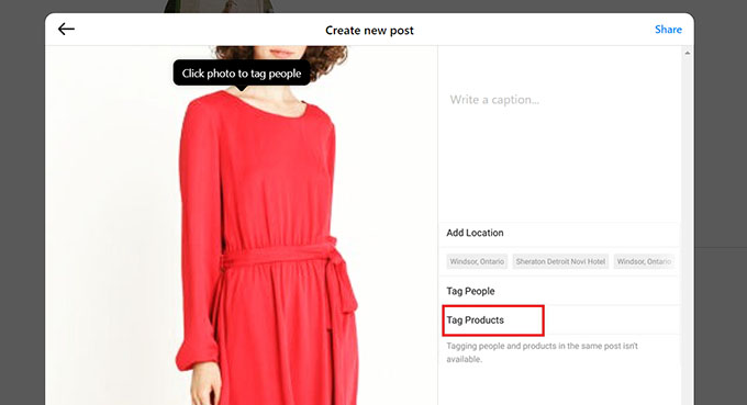在 Instagram 上標(biāo)記商品