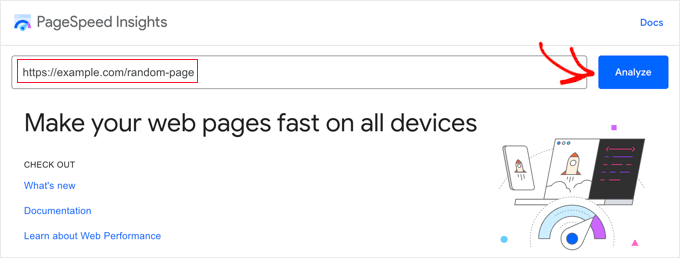 分析網頁以獲得頁面速度見解