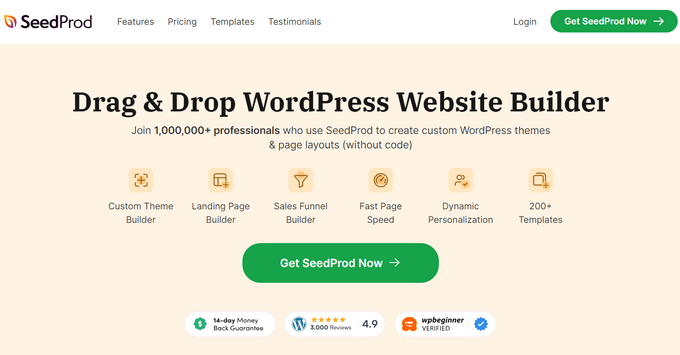 SeedProd WordPress 網(wǎng)站建設(shè)者