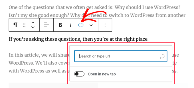 默認情況下，WordPress 不允許您添加 title 和 noFollow 屬性