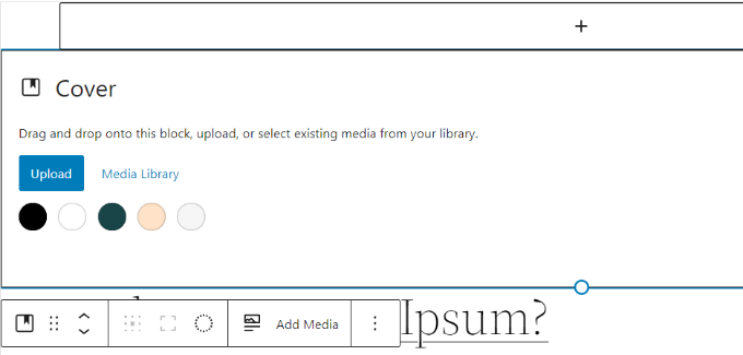 將您的圖片上傳到封面