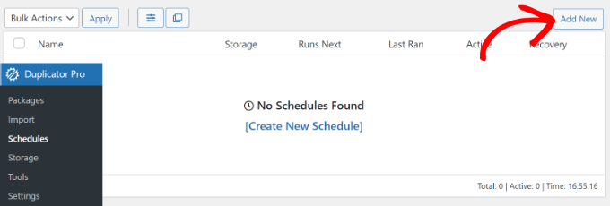 創(chuàng)建備份計(jì)劃