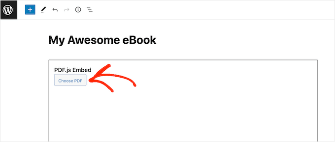使用塊在您的WordPress網站上嵌入PDF
