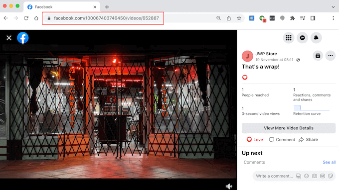 如何獲取臉書視頻的帖子 ID