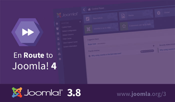 為joomla4.0做技術鋪墊