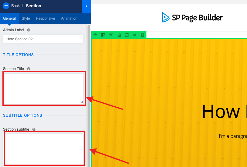 SP Page Builder標(biāo)題