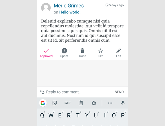 WordPress應用程序
